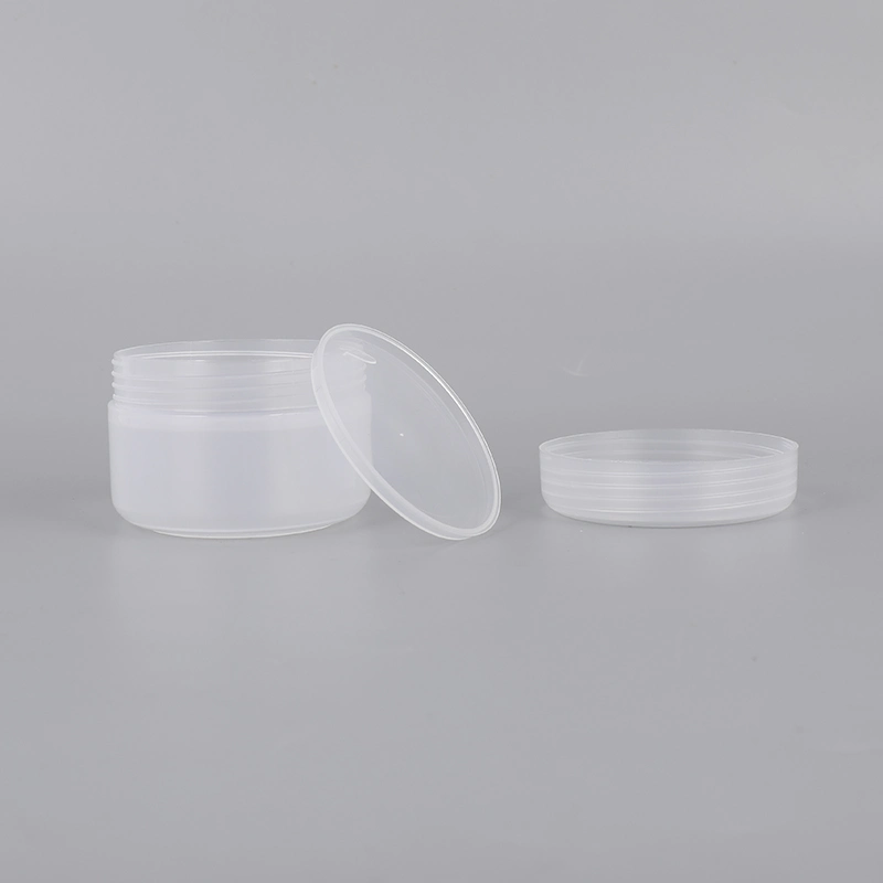 Cosmetic Jar Small Cream Container with Plastic Lid PS Round Bottom Cream Box