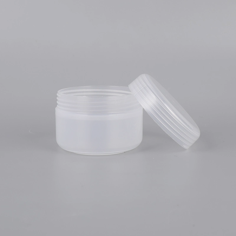 Cosmetic Jar Small Cream Container with Plastic Lid PS Round Bottom Cream Box