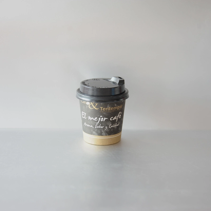 Eco Compostable Single Wall Disposable Hot Coffee Tea Paper Cups