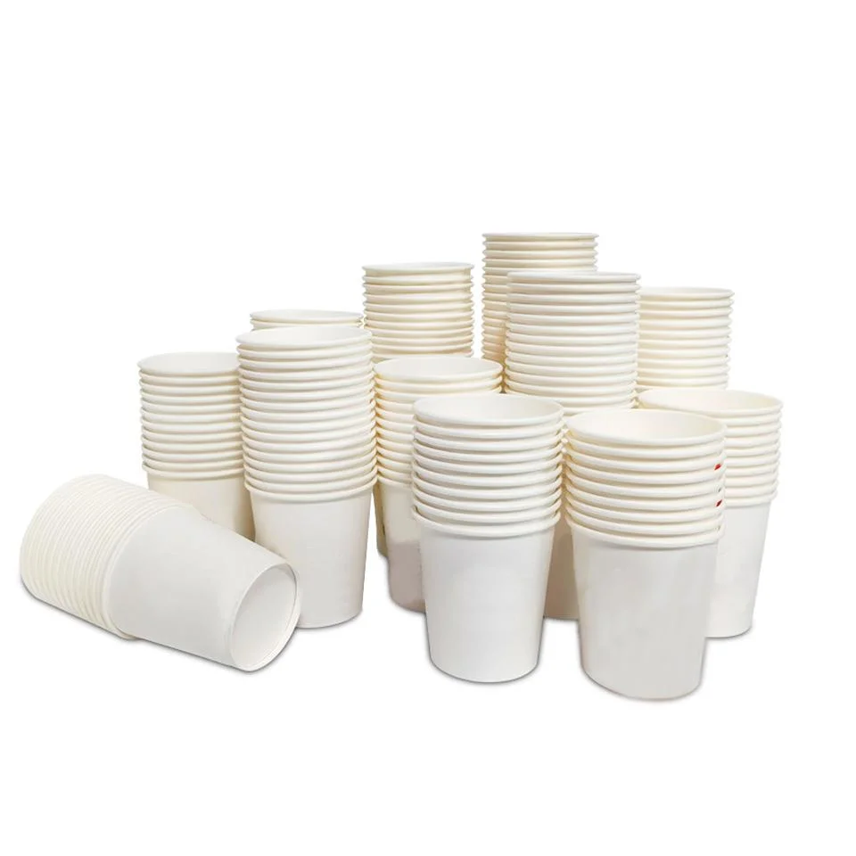 Custom Small Paper Cup Single Wall Cups Wholesale PE Coated Compostable Biodegradable Paper Coffee Cups