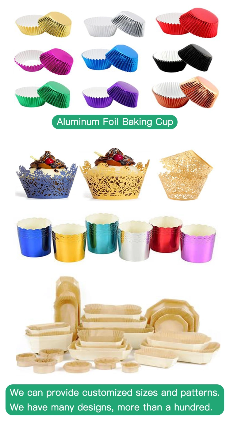 Food Grade Cupcake Paper Cup Baking Aluminum Foil Baking Cup Cups for Baking Cake