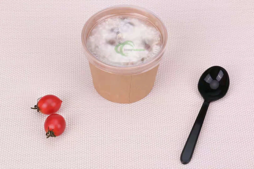 Waterproof PE Coted Kraft Soup Cup