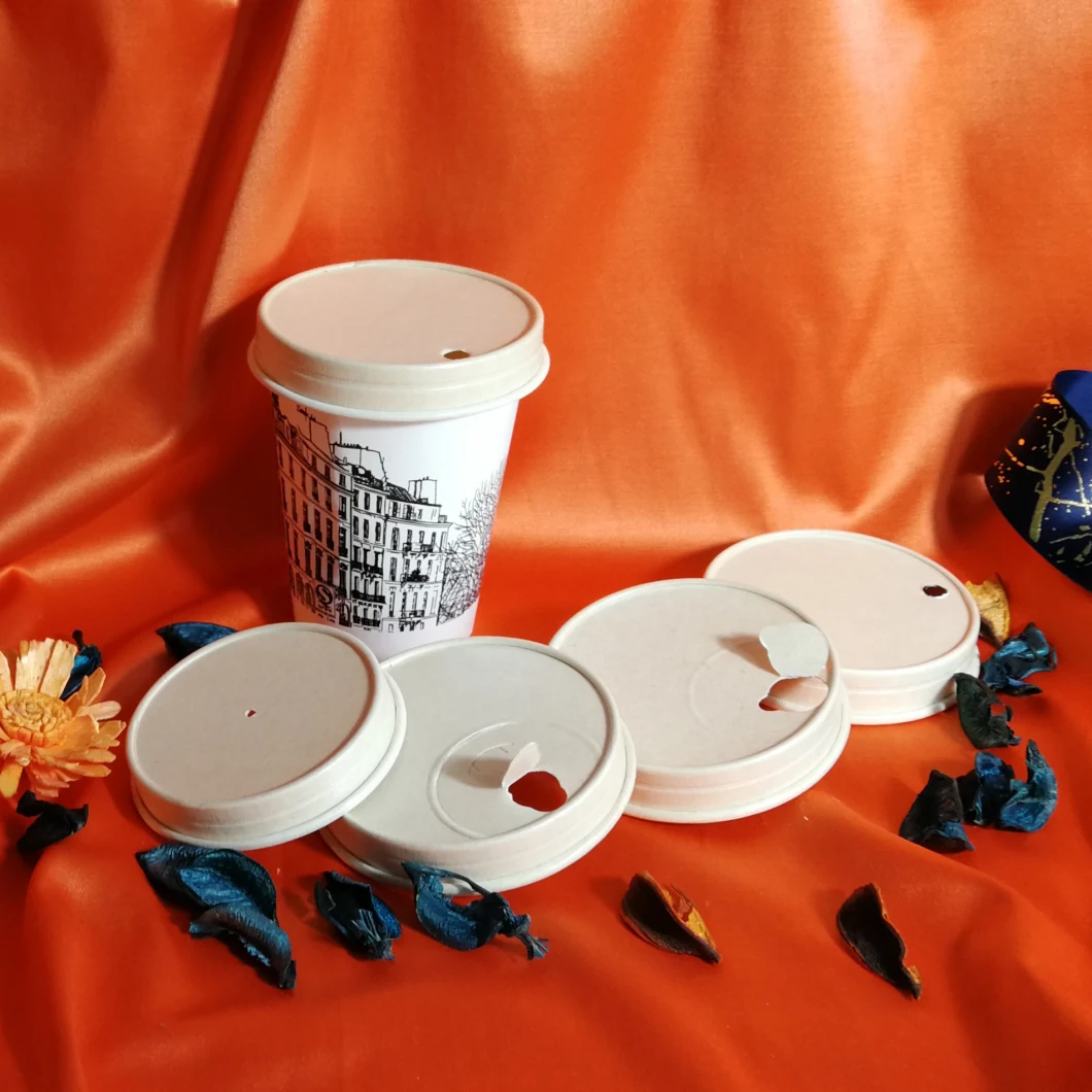 100% Biodegradable Disposable Paper Coffee Cup Lid