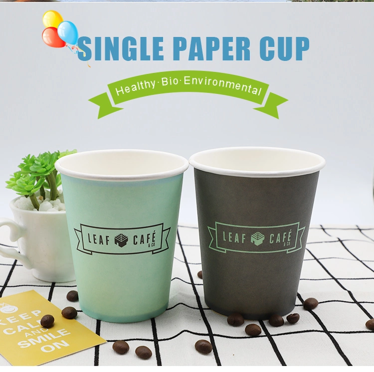 Biodegradable Compostable Custom Printed Disposable Paper Cup 10 Oz Cups