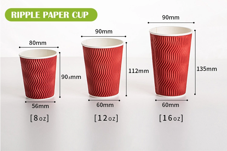 Compostable Biodegradable PLA Bamboo Plastic Free Coffee Paper Cups