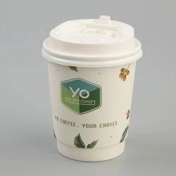 Beverage Packing Cups Compostable Disposable Single Wall Paper Cup for Hot Drink