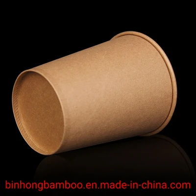 Disposable New Style Compostable Foam Paper Cup Double Wall Matching with PP Lids