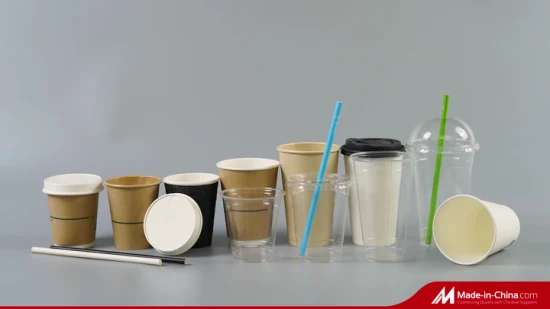 8oz/12oz/16oz/22oz Compostable PLA Clear Cups Eco-Friendly Cold Drink Cups Disposable Cup