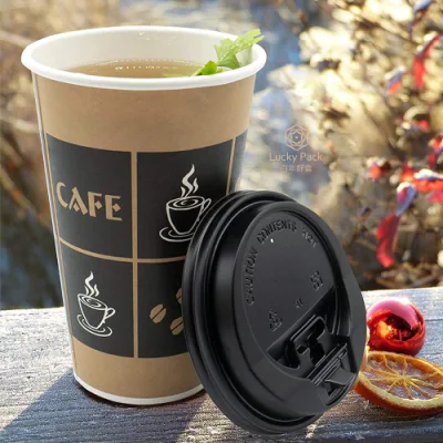 Recycled Compostable Single Wall Paper Cups Disposable Coffee Drink Cups