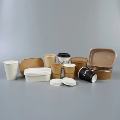 80mm 100% Biodegradable Eco Plastic Free Paper Cup Lid for Cold Drink