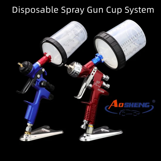 Spray Paint Cup System 650ml, Filter Lid 125mic, 50/Pack