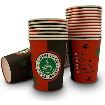 Compostable Customized Printed Disposable Double Wall Paper Cup Coffee Cups