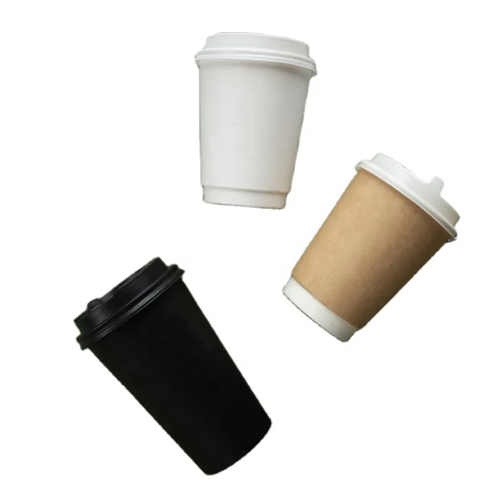 100% Degradable Plastic Free Coating Home Compostable 8oz 10oz 12oz Bamboo Pulp Hot Coffee Paper Cup Taky Away Soup Cups