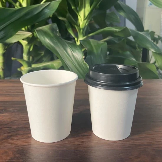 12oz Printed Biodegradable Disposable PLA Coated Compostable Custom Logo Paper Coffee Cups 12 Oz Double Wall Paper Cup