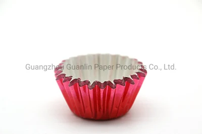 Wholesale LFGB Certification Cupcake 53GSM Aluminum Paper Foil Cup