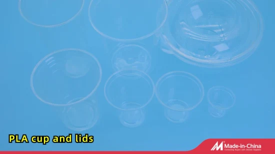 Excellent Quality Disposable Plastic Pet Cup Matching Wide Hole Dome Lids