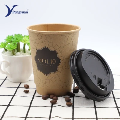 Bio-Degradable Compostable Double Walled Insulated Hot Coffee Paper Cups