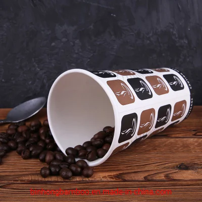 100% Compostable Market Price Raw Material Single Wall Insulated Hot Paper Cups